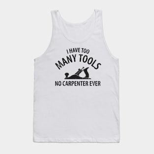 Wood Carpenter Joiner Woodcutter Craftsman Tank Top